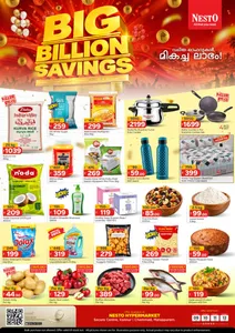 Big Billion Savings Deals | Nesto Kannur flyer cover
