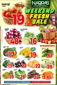 Weekend fresh deal flyer cover