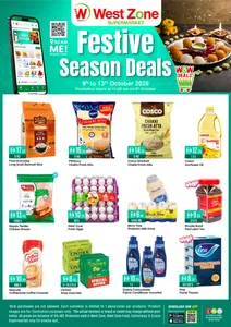 Festive Season Deals | West Zone Supermarket flyer cover
