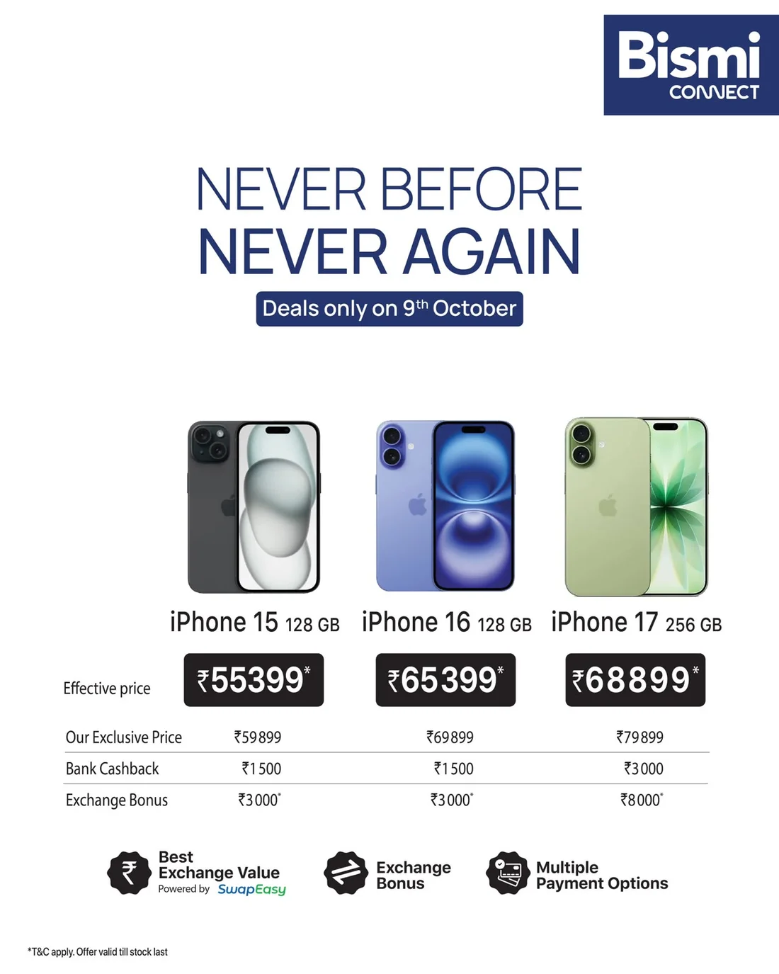 Never Before Never Again Deals | Bismi Connect page 2