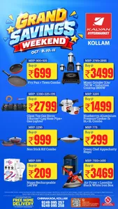 Grand Savings Weekend Deals | Kalyan Hypermarket Kollam flyer cover