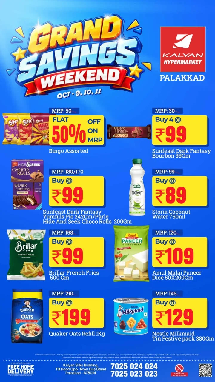 Grand Savings Weekend Deals | Kalyan Hypermarket Palakkad page 1