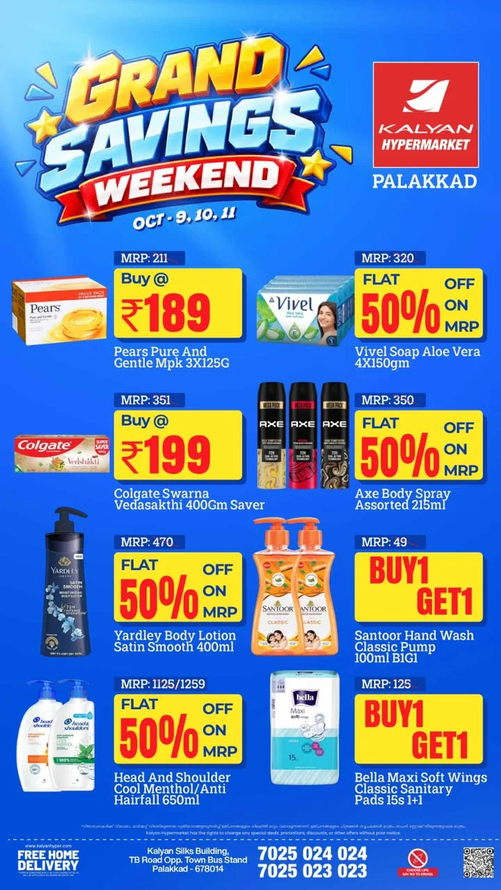 Grand Savings Weekend Deals | Kalyan Hypermarket Palakkad page 3