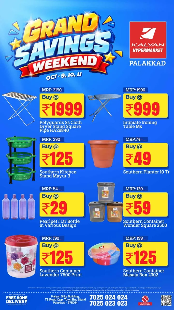 Grand Savings Weekend Deals | Kalyan Hypermarket Palakkad page 5