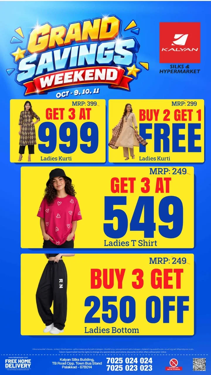 Grand Savings Weekend Deals | Kalyan Hypermarket Palakkad page 6