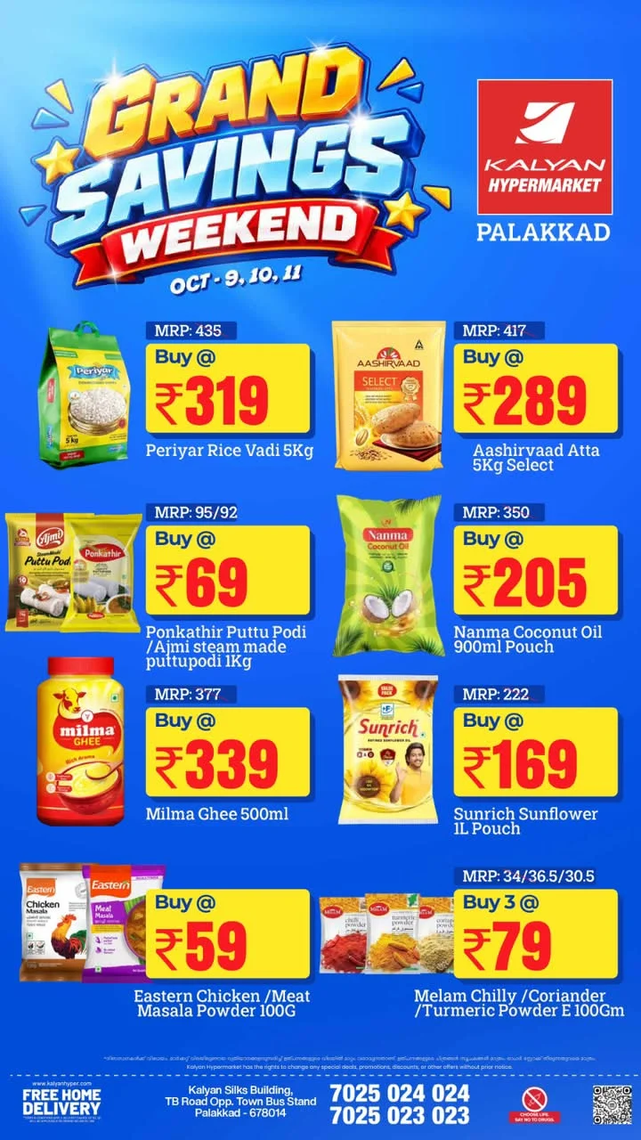 Grand Savings Weekend Deals | Kalyan Hypermarket Palakkad page 9