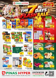 The 7 Days Flash Sale | Pinas Hyper Riyadh flyer cover