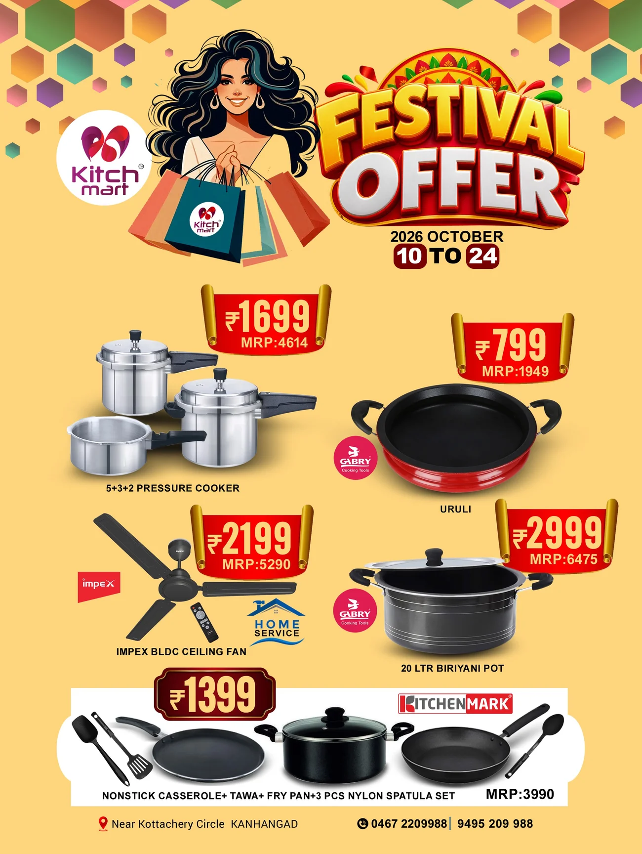 Festival Offer | Kitchmart Kanhangad Deals page 1