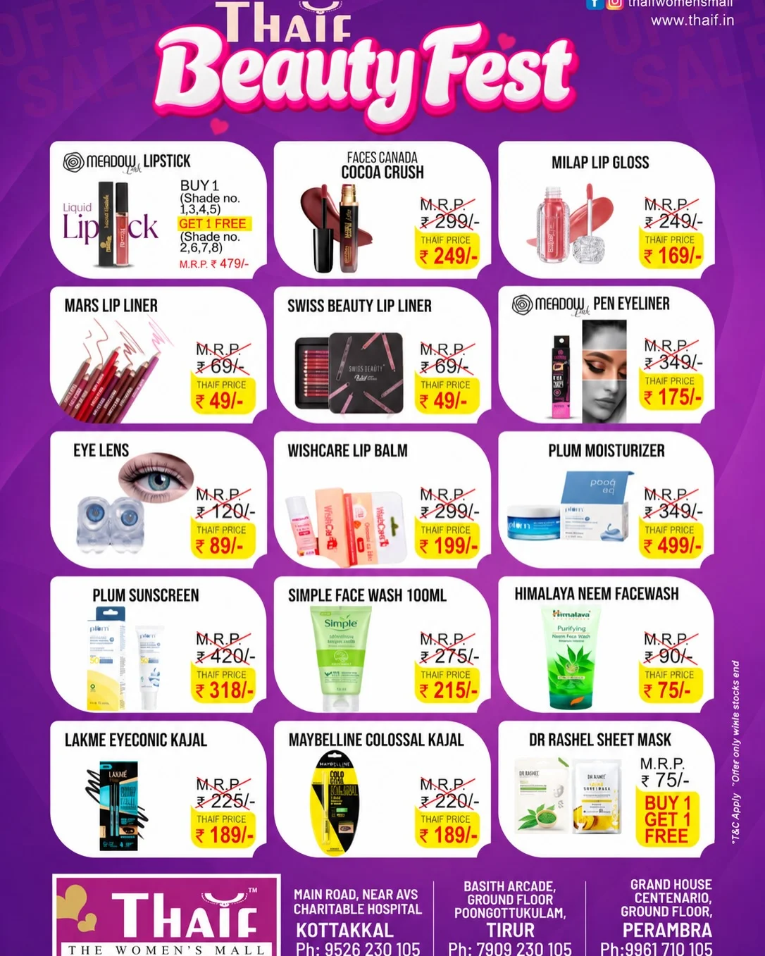 Thaif Beauty Fest | Thaif Women's Mall Kerala page 3