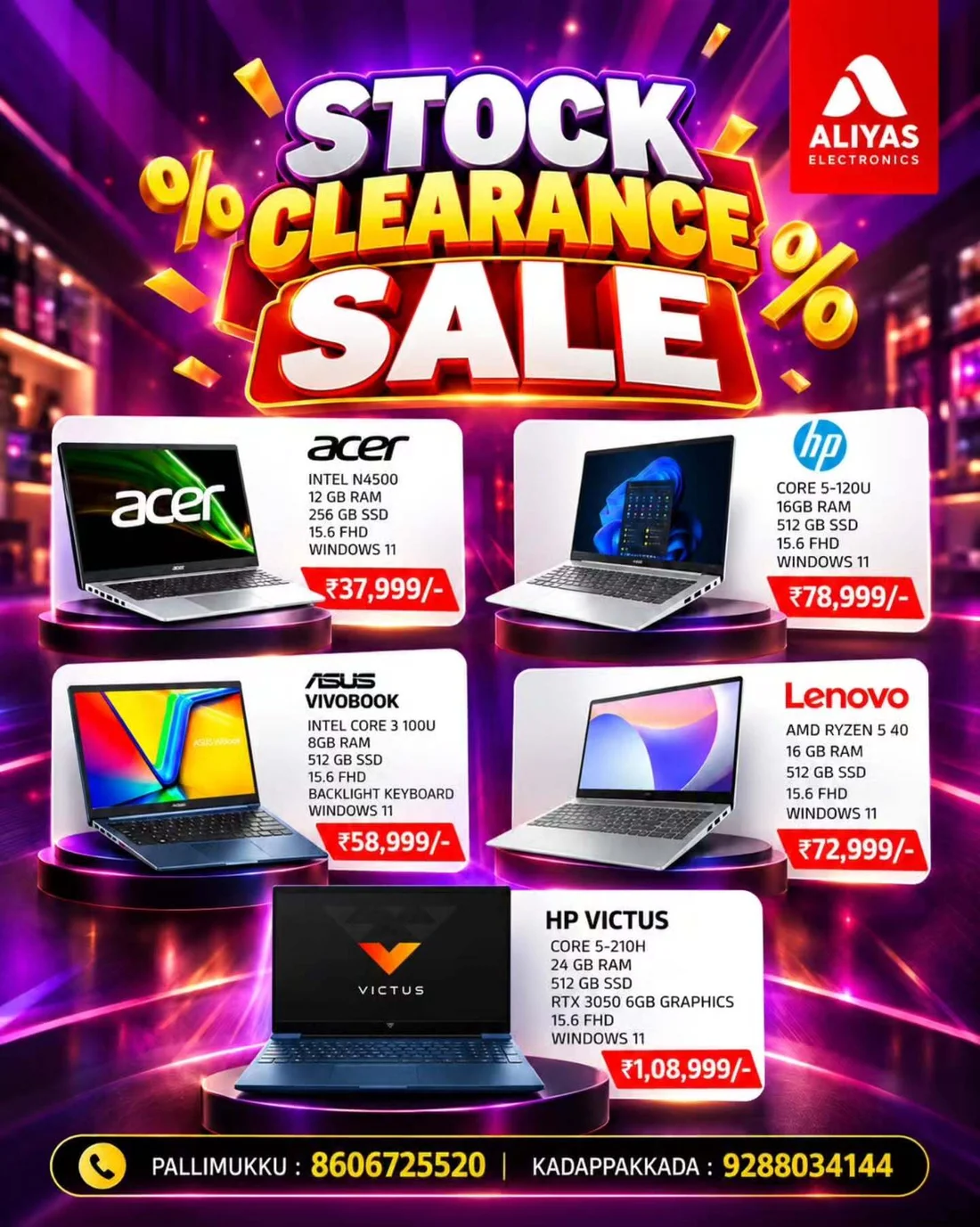 Stock Clearance Sale | Aliyas Electronics page 1