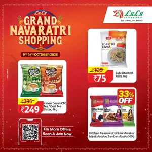 Grand Navaratri Shopping | Lulu Hypermarket Palakkad flyer cover