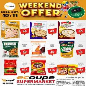 Weekend offer flyer cover