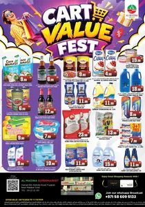 Cart Value Fest Deals | Al Madina Supermarket Fujairah flyer cover