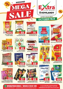 Weekend Mega Sale | Extra Hyper Market Koyilandy flyer cover