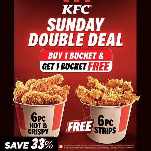 Sunday Double Deal | KFC Offers page 1