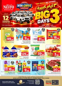 Big 3 Days Deals flyer cover