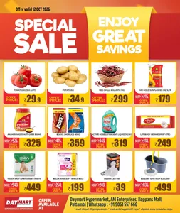 Special  sale flyer cover