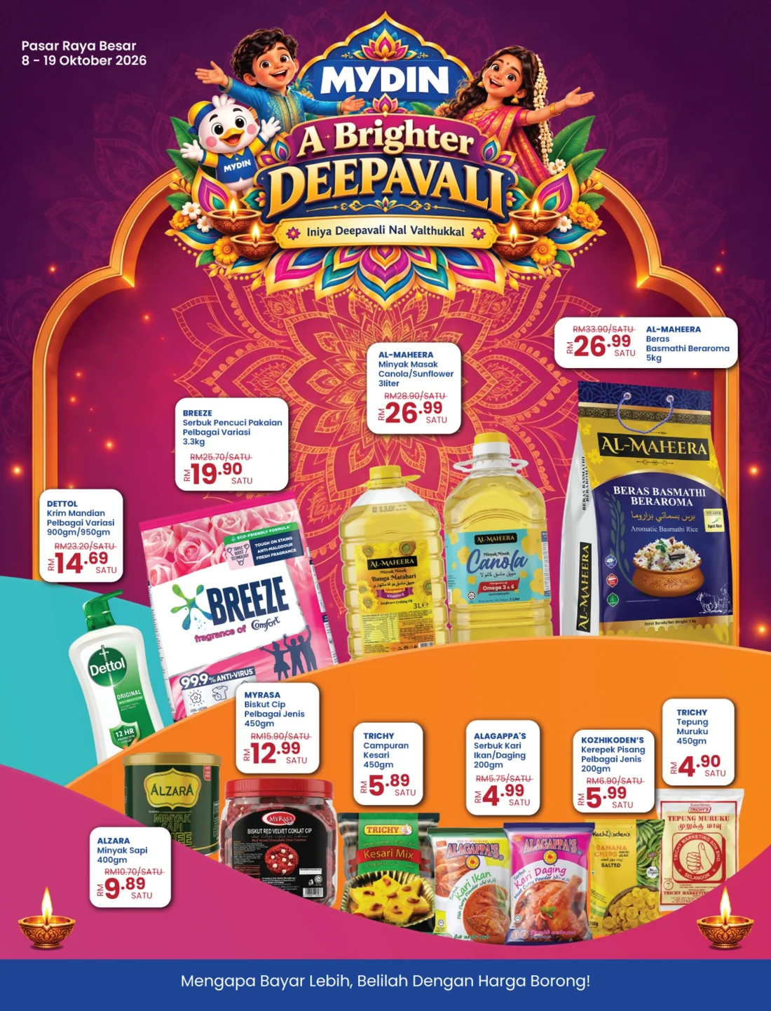 A Brighter Deepavali | Mydin Catalog page 1
