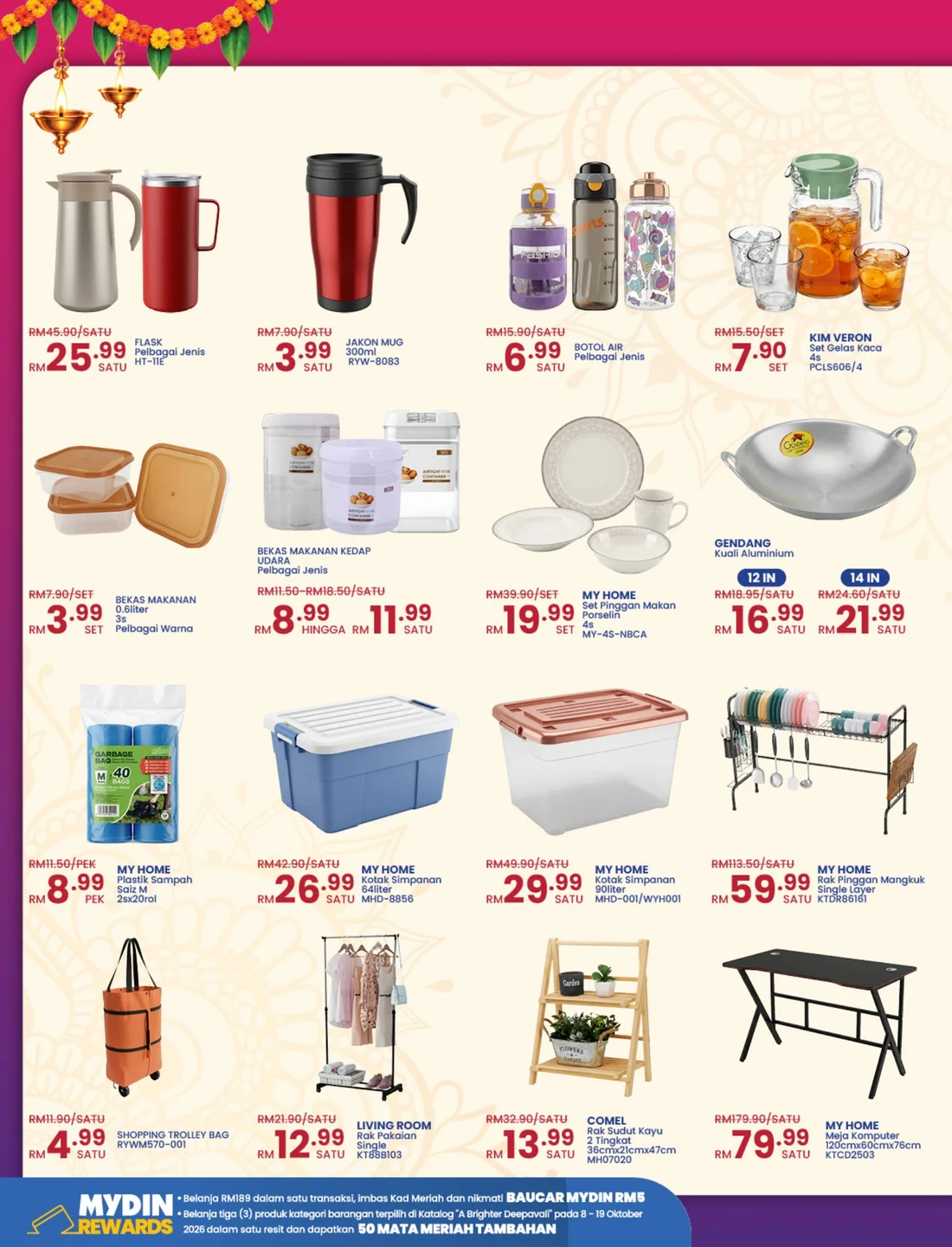 A Brighter Deepavali | Mydin Catalog page 13