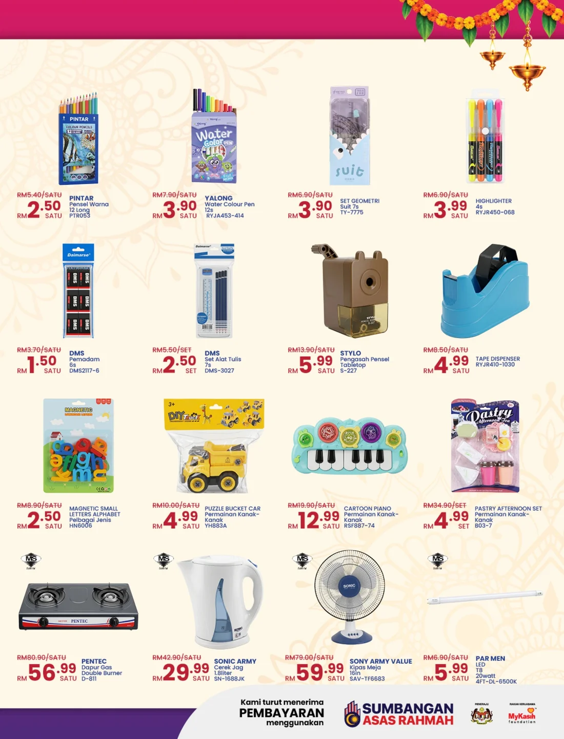A Brighter Deepavali | Mydin Catalog page 14