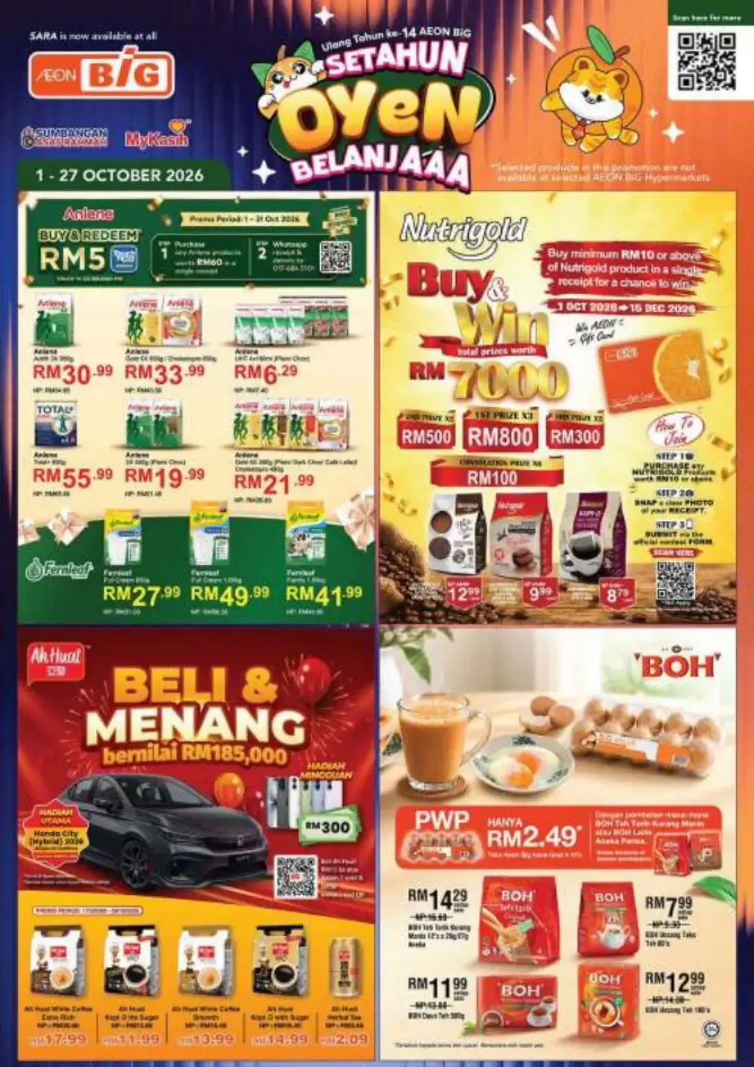 Setahun Oyen Belanjaaa Deals | AEON BiG Catalog page 12