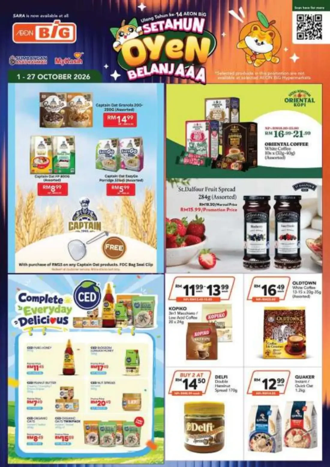 Setahun Oyen Belanjaaa Deals | AEON BiG Catalog page 13