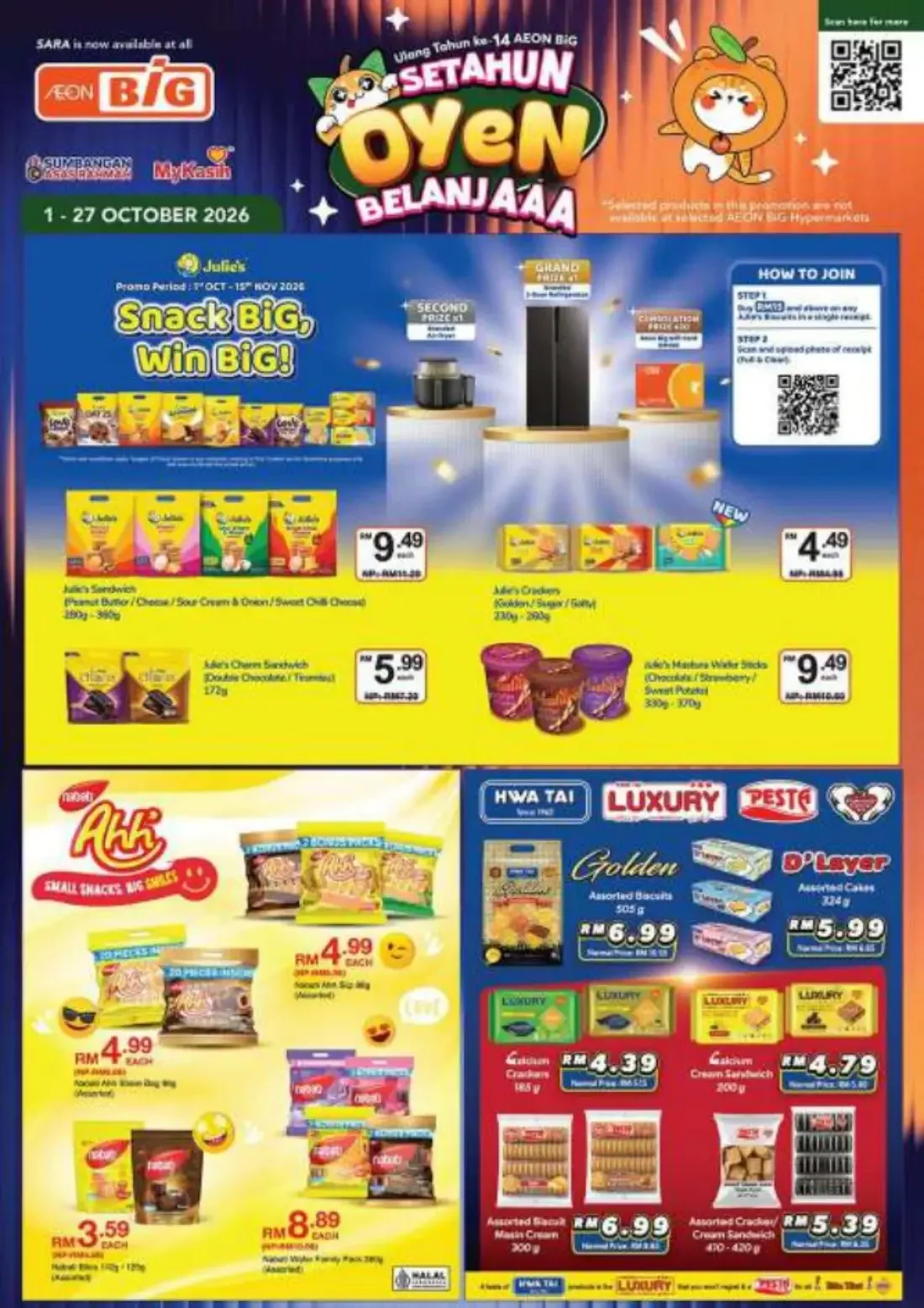 Setahun Oyen Belanjaaa Deals | AEON BiG Catalog page 16