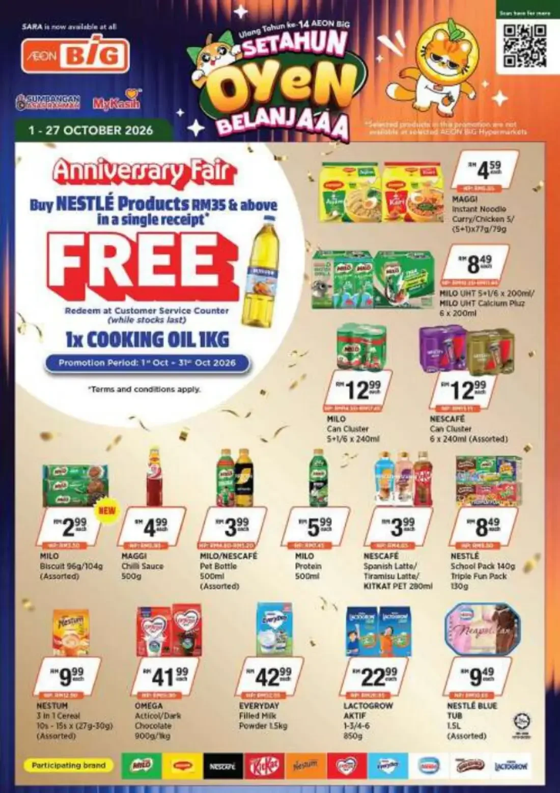 Setahun Oyen Belanjaaa Deals | AEON BiG Catalog page 20