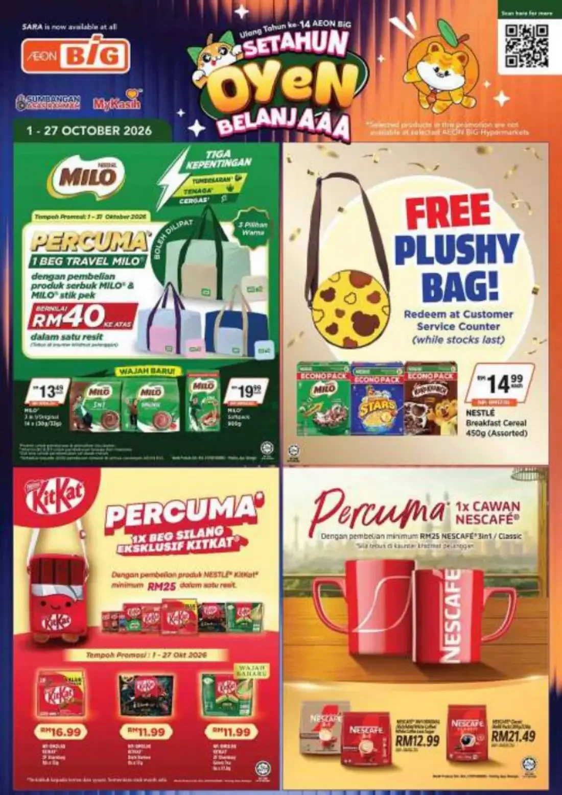 Setahun Oyen Belanjaaa Deals | AEON BiG Catalog page 21