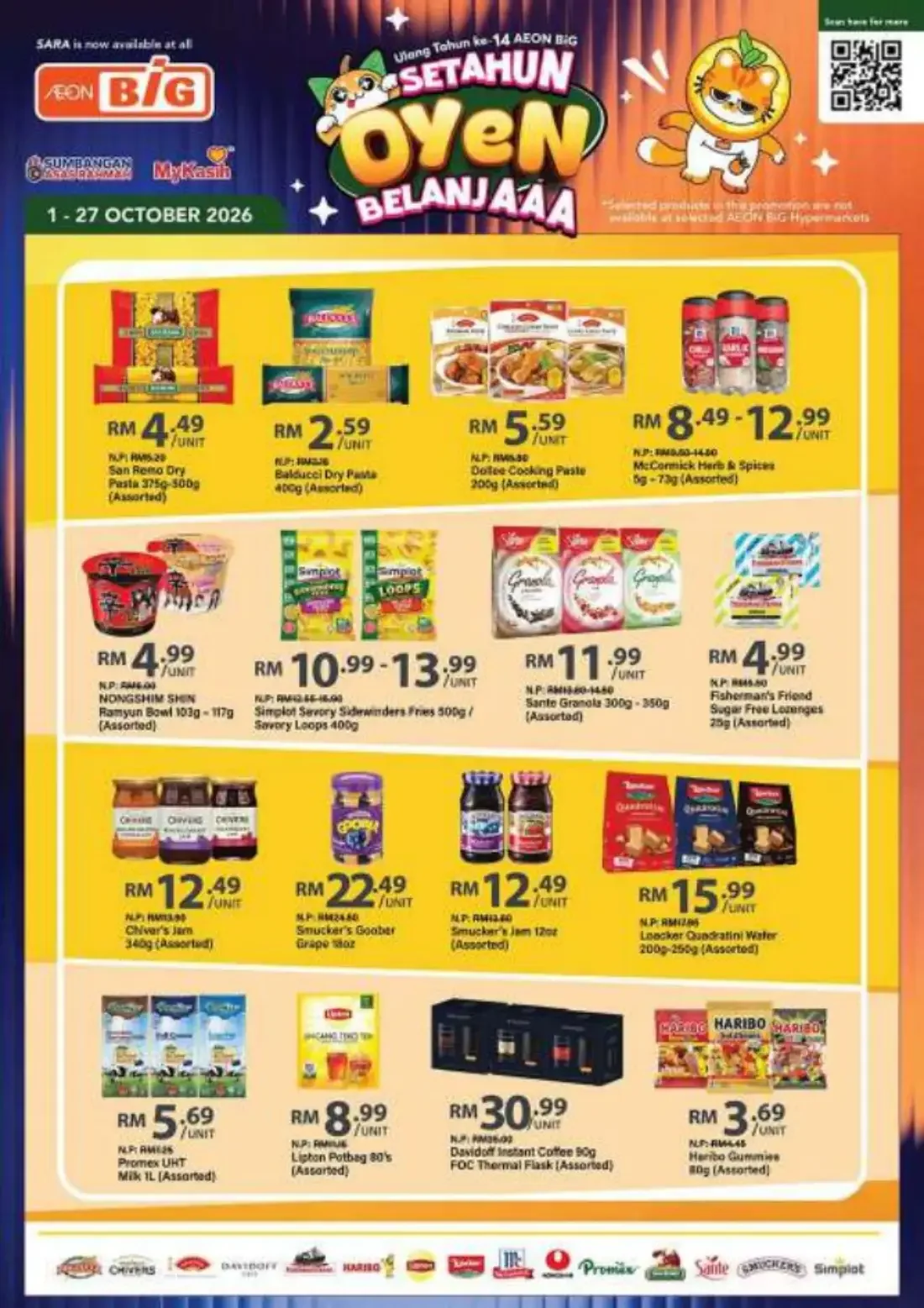 Setahun Oyen Belanjaaa Deals | AEON BiG Catalog page 22