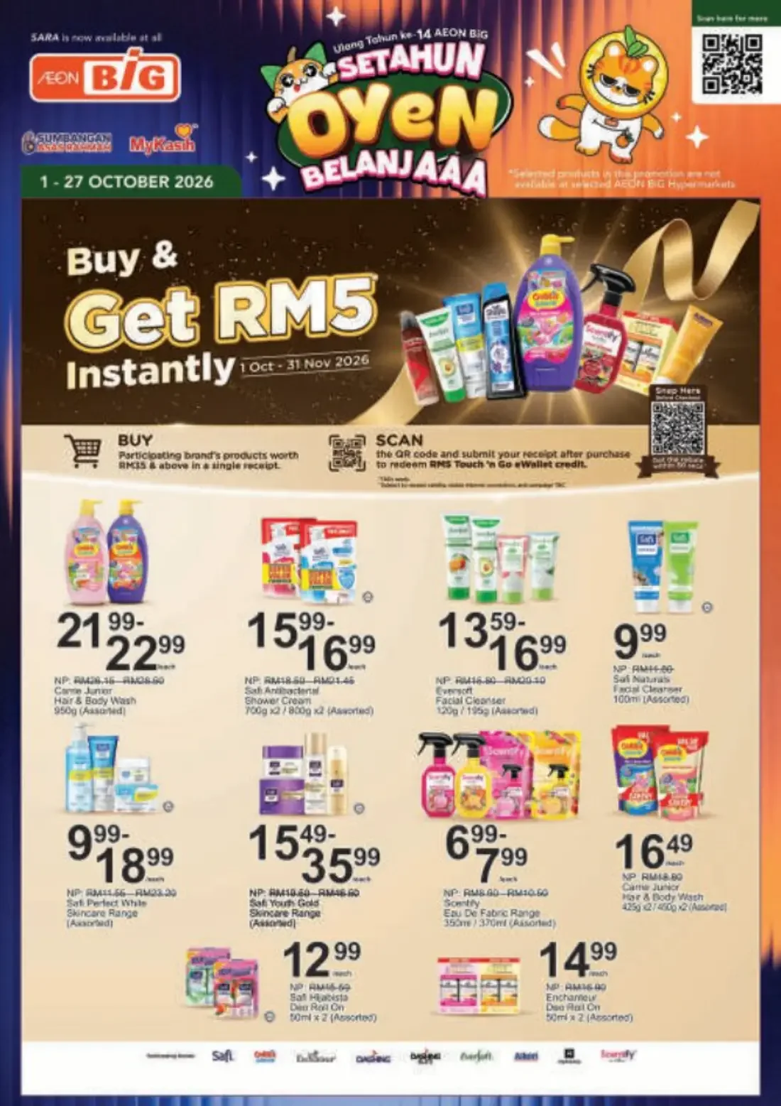 Setahun Oyen Belanjaaa Deals | AEON BiG Catalog page 34