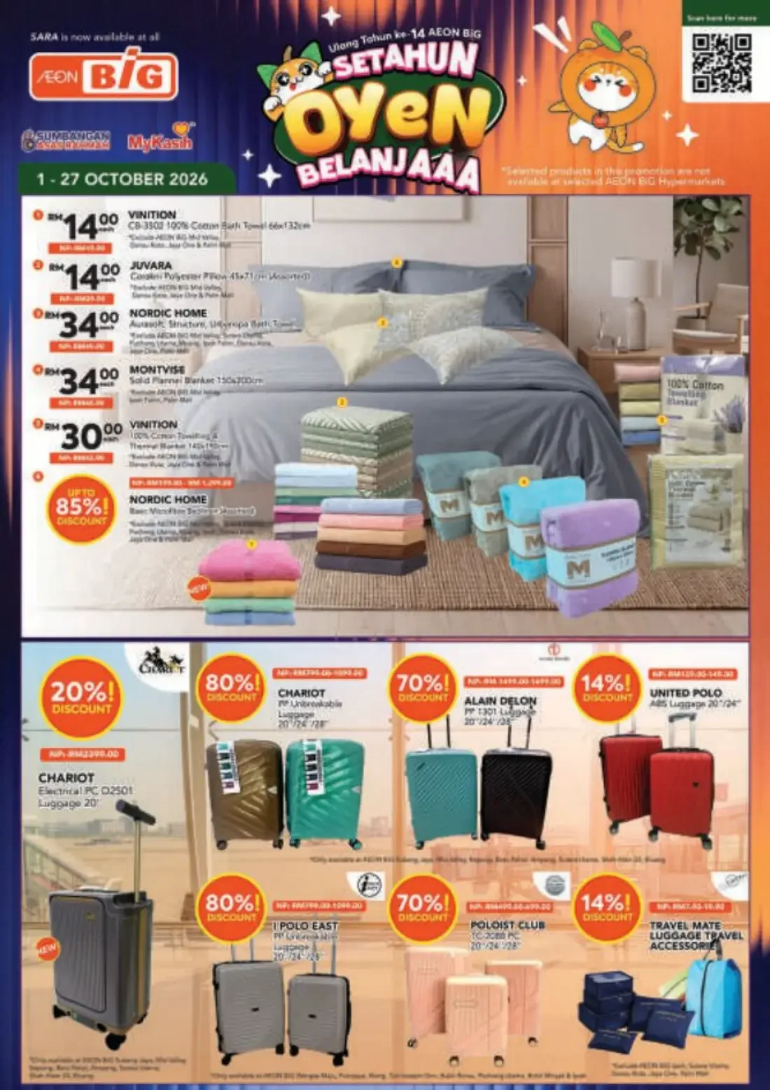 Setahun Oyen Belanjaaa Deals | AEON BiG Catalog page 38