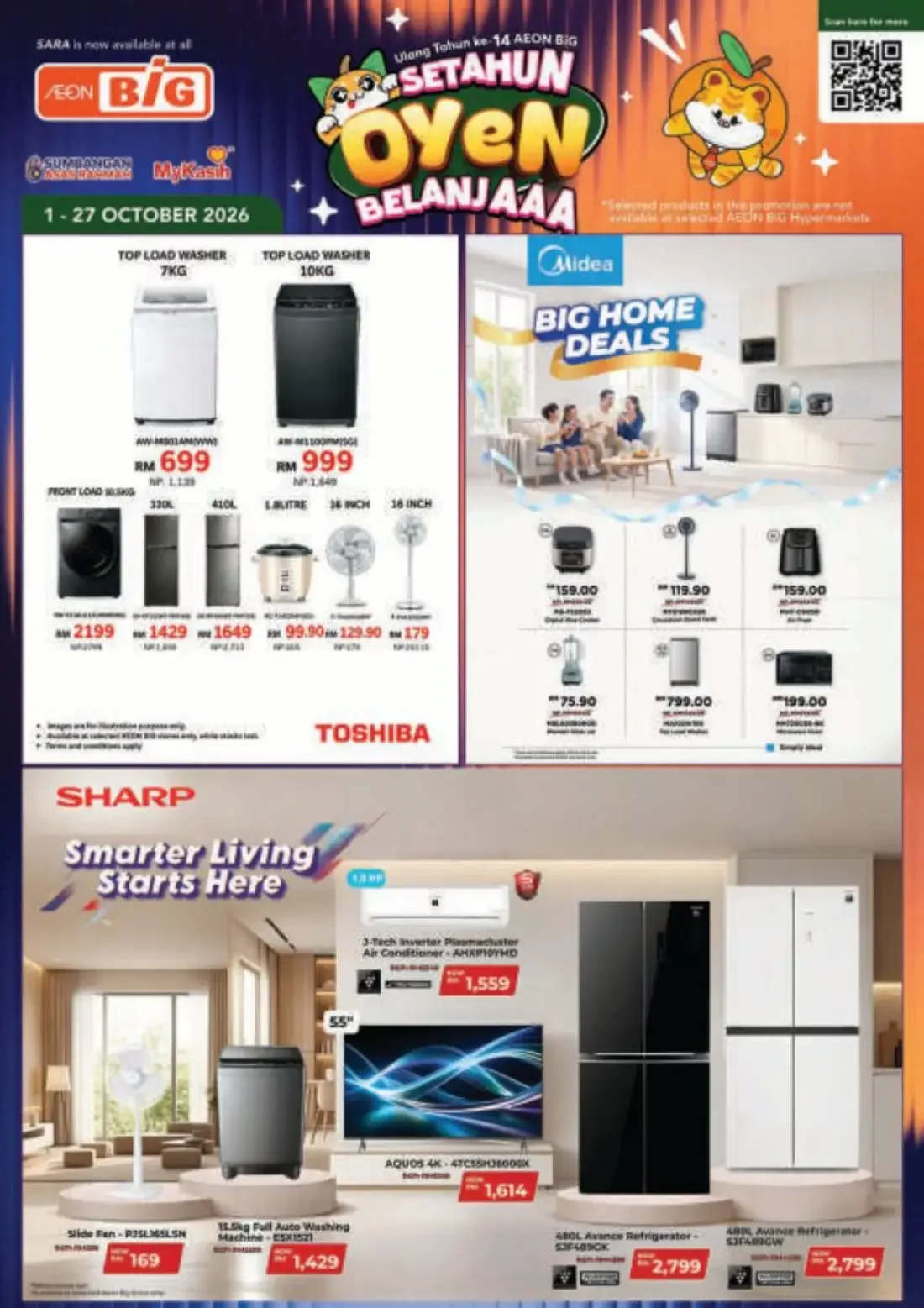 Setahun Oyen Belanjaaa Deals | AEON BiG Catalog page 46