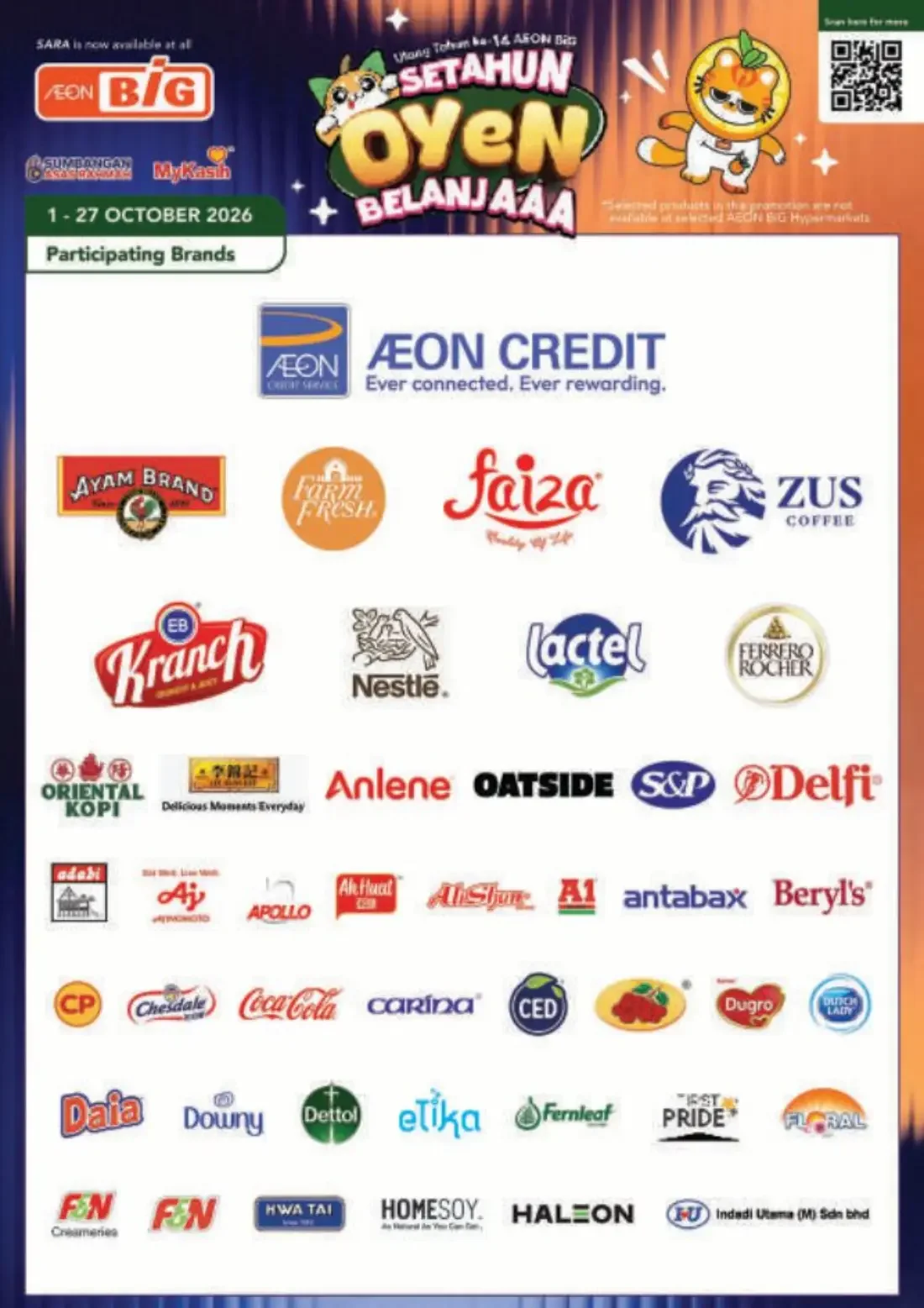 Setahun Oyen Belanjaaa Deals | AEON BiG Catalog page 48