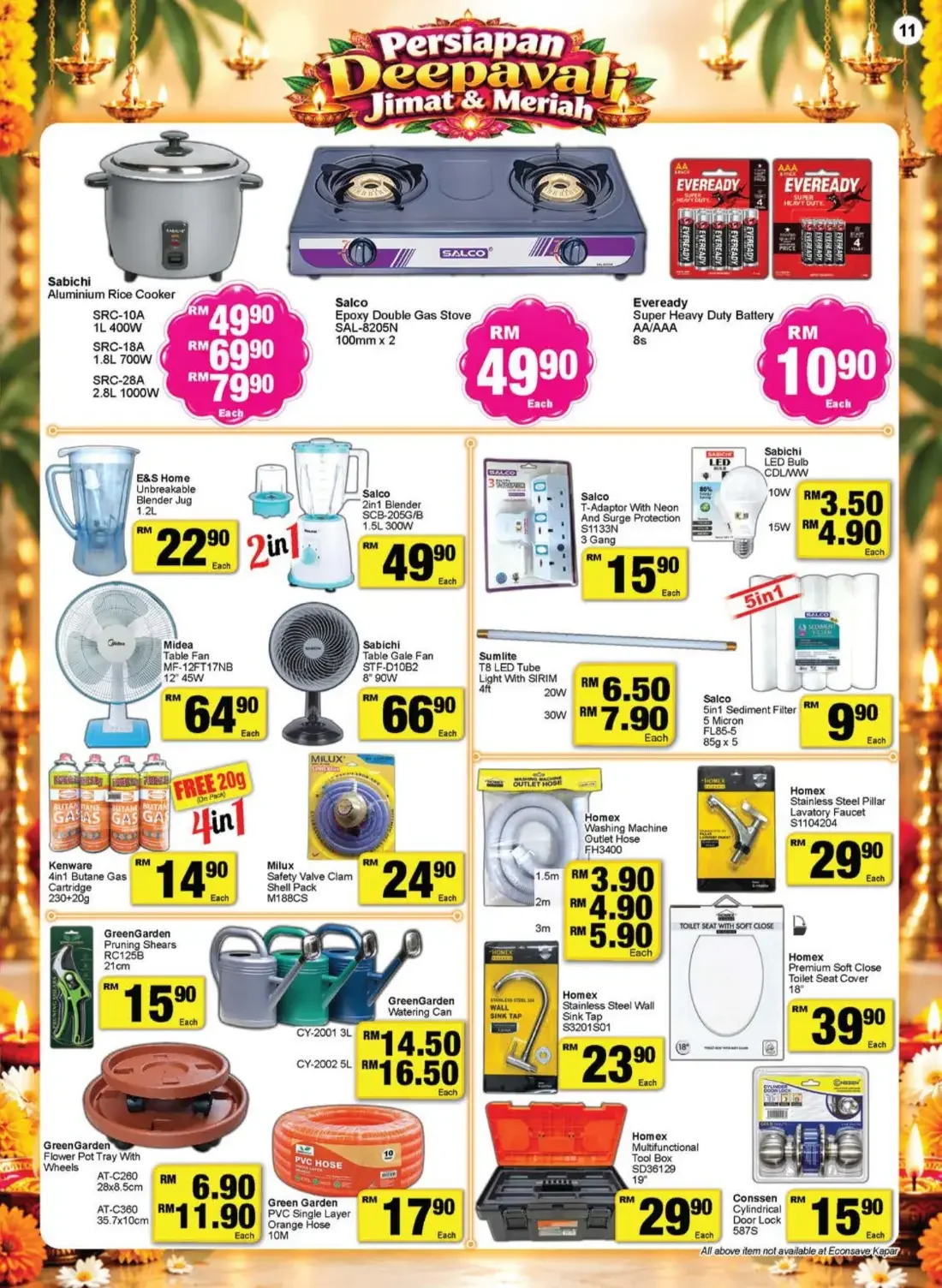 Persiapan Deepavali Deals | Econsave Catalog page 11