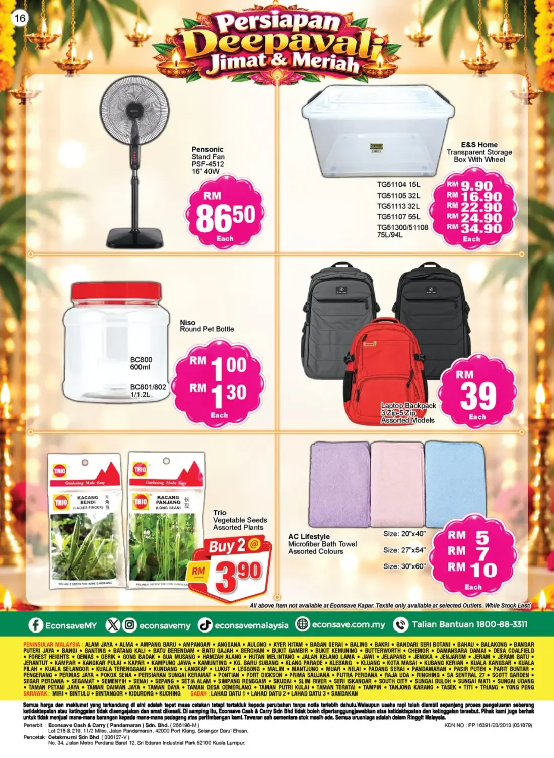 Persiapan Deepavali Deals | Econsave Catalog page 16