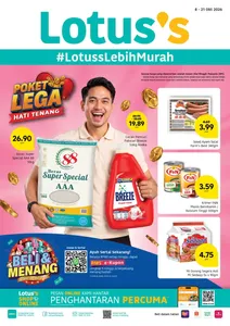 Poket Lega Hati Tenang | Lotus's Catalog flyer cover