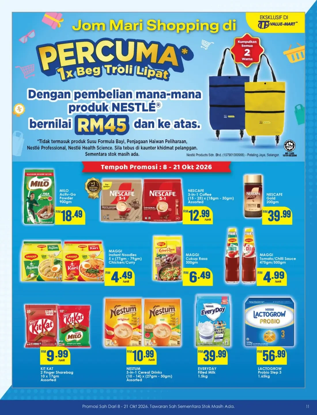 Promosi Ahli Infinite | TF Value-Mart Catalog page 11