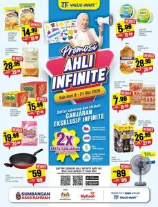 Promosi Ahli Infinite | TF Value-Mart Catalog flyer cover