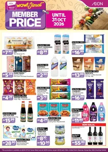 AEON Member Price Deals | Wow! Jimat Promotions flyer cover