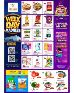 Weekday Madness | Mark & Save Musaffah Offers flyer cover