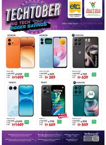 Techtober | Mark & Save UAE Tech Offers flyer cover