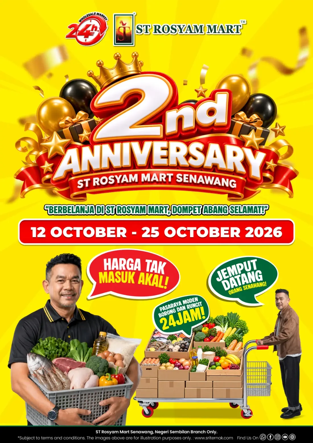 2nd Anniversary Deals | ST Rosyam Mart Senawang page 1