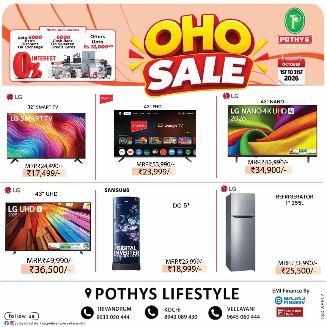 OHO Sale | Pothys Lifestyle Offers page 4