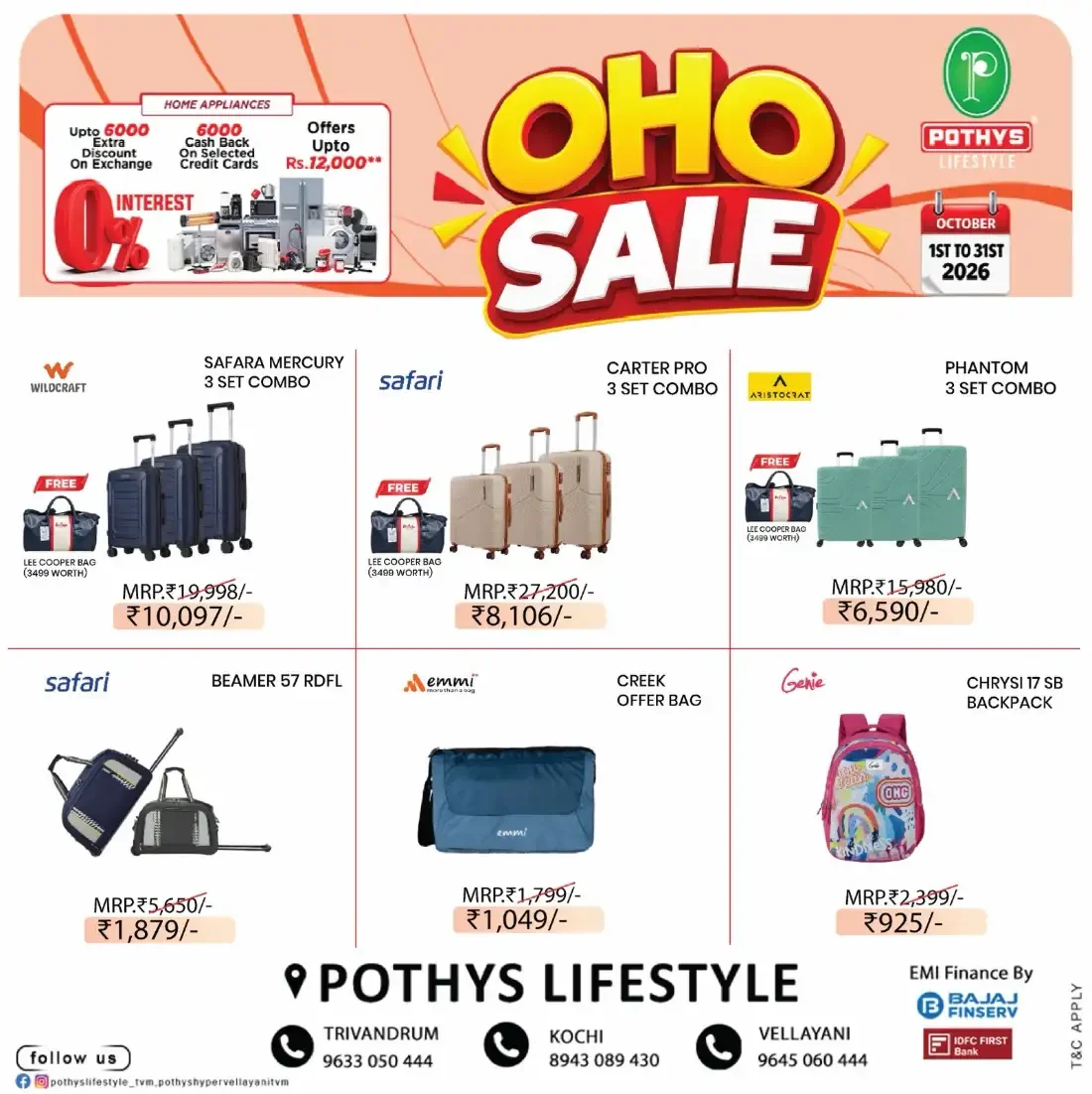 OHO Sale | Pothys Lifestyle Offers page 6