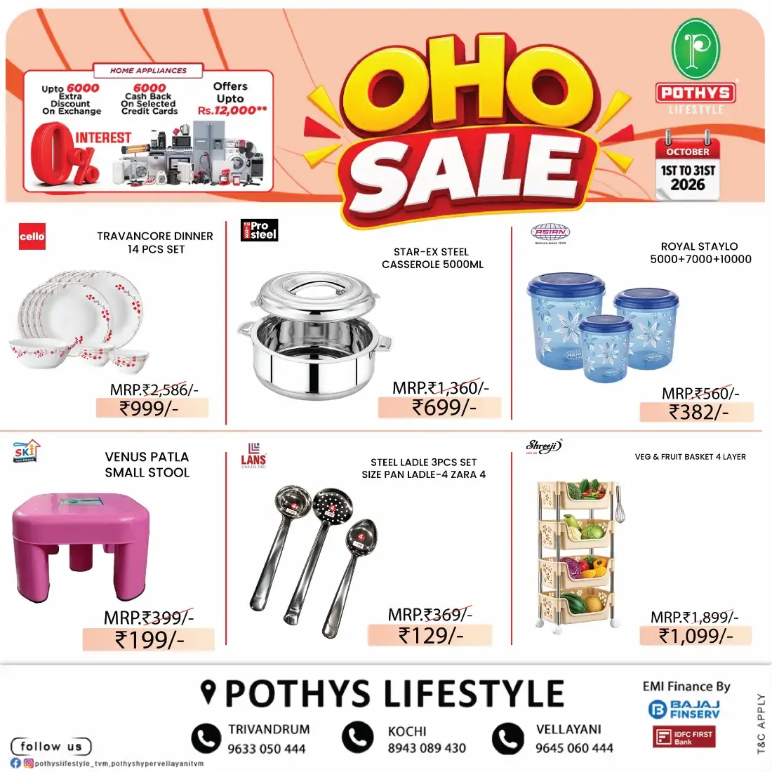 OHO Sale | Pothys Lifestyle Offers page 9
