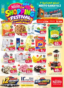 Shopping Festival Deals at Nesto Sanaya 2 Riyadh flyer cover
