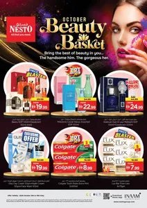 October Beauty Basket | Nesto Offers flyer cover