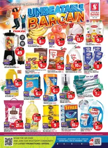 Unbeatable Bargain Offers | Safari Hypermarket RAK flyer cover