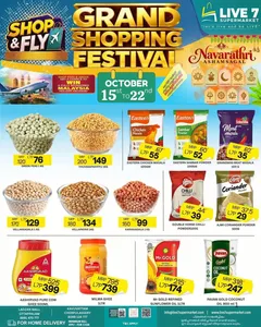 Grand Shopping Festival | Live 7 Supermarket flyer cover